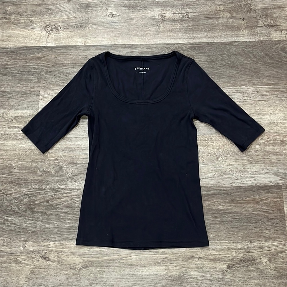 Everlane Black Short Sleeve Tee